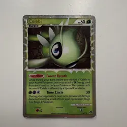 Pokemon TCG Celebi Prime 92/102- Heart Gold Soul Silver Triumphant LP - Image 1