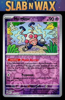 Pokemon tcg SV: Scarlet & Violet 151 Mr. Mime #122/165 - Image 1