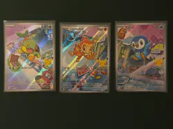Pokemon First Partner Promos, Gen 4 - MEP 040 Turtwig, 041 Chimchar, 042 Piplup - Image 1