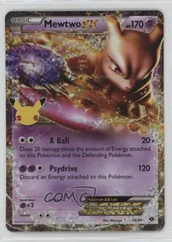 Mewtwo EX (Next Destinies) Pokemon Celebrations Classic Collection #54/99 - Image 1