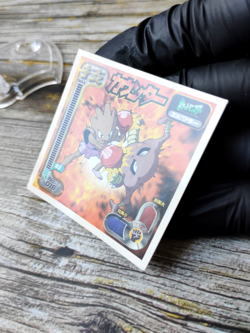 Hitmonchan x Hitmonlee - Vintage 1998 CGTSJ Pokemon Amada Sticker Seal - Image 2