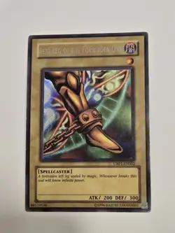 Yugioh - Left Leg of the Forbidden One UBP1-EN002 Secret Rare Promo - Image 1