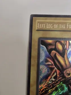Yugioh - Left Leg of the Forbidden One UBP1-EN002 Secret Rare Promo - Image 3