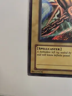 Yugioh - Left Leg of the Forbidden One UBP1-EN002 Secret Rare Promo - Image 4