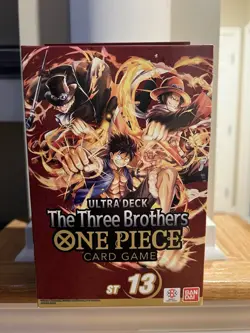 🔥ONE PIECE CARD GAME: The Three Brothers Ultra Deck Box ST-13 (English)🔥NEW. - Image 1