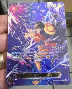 Monkey D Luffy SP OP09-119 OP13 Carrying On His Will Foil English One Piece TCG - Image 1