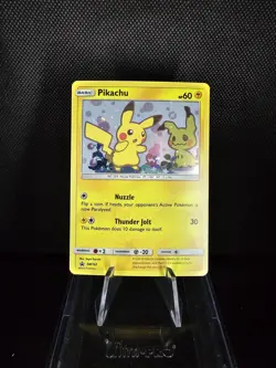 Pokemon 2019 Pikachu SM162 Sun & Moon Black Star Promo Holo Card TCG LP - Image 1