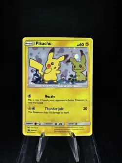 Pokemon 2019 Pikachu SM162 Sun & Moon Black Star Promo Holo Card TCG LP - Image 2