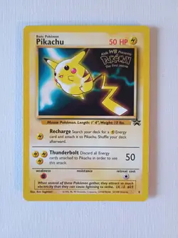 1999 Pokemon The WB Presents Promo Cards Pikachu & Dragonite + FREE Pikachu!!! - Image 2