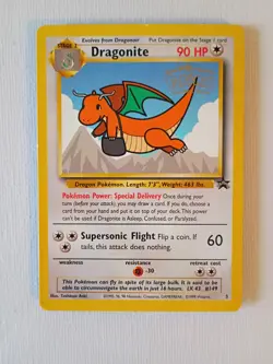 1999 Pokemon The WB Presents Promo Cards Pikachu & Dragonite + FREE Pikachu!!! - Image 4