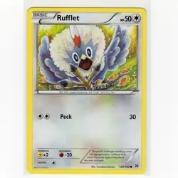 Pokemon TCG Rufflet 129/162 XY Breakthrough Regular Common Card 2015 EN-LP - Image 1