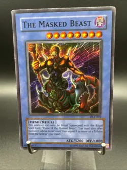 The Masked Beast Yu-Gi-Oh! DL2-001 Rare Ritual Monster Card - Image 3