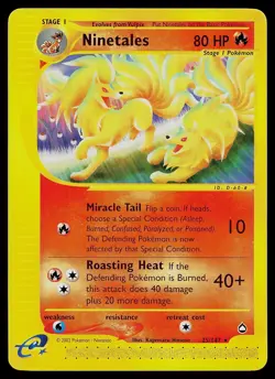 Pokemon Card - Ninetales Aquapolis 25 Rare - Image 1