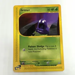 Pokemon Card - Grimer Aquapolis 79/147 Non Holo LP - Image 1