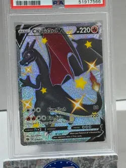 Pokemon Charizard V Card 079/073 Shiny Secret Rare Champions Path PSA 10 GEM - Image 2