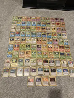 Vintage Pokemon Base Set Unlimited Fossil Jungle Lot 103 Cards All Different - Image 1