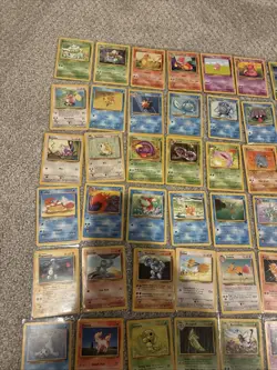 Vintage Pokemon Base Set Unlimited Fossil Jungle Lot 103 Cards All Different - Image 2