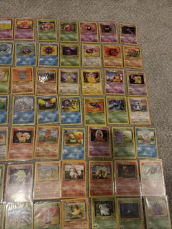 Vintage Pokemon Base Set Unlimited Fossil Jungle Lot 103 Cards All Different - Image 3