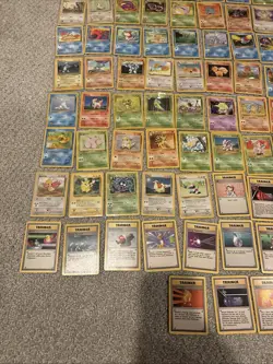Vintage Pokemon Base Set Unlimited Fossil Jungle Lot 103 Cards All Different - Image 4