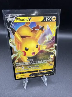 Pikachu V 043/185 Vivid Voltage- NM Ultra Rare Full Art Pokemon TCG Card - Image 1