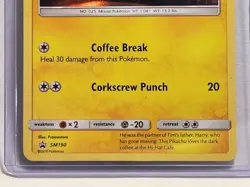 Pokemon TCG Detective Pikachu Movie Promo Holo Foil Card SM190 (Mint) - Image 3