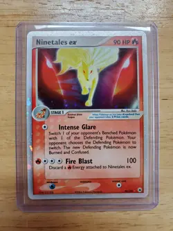 Pokemon 2004 Ninetales Ex 96/101 Hidden Legends Holo Rare Card - Image 1
