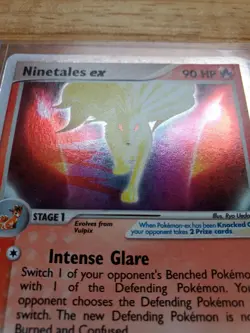 Pokemon 2004 Ninetales Ex 96/101 Hidden Legends Holo Rare Card - Image 3