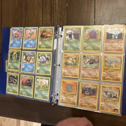 Pokemon Card Vintage Lot WOTC Holo rare Old School Fire Minty FIRE TCG Binder - Image 3