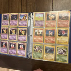 Pokemon Card Vintage Lot WOTC Holo rare Old School Fire Minty FIRE TCG Binder - Image 4