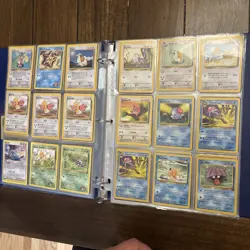 Pokemon Card Vintage Lot WOTC Holo rare Old School Fire Minty FIRE TCG Binder - Image 5