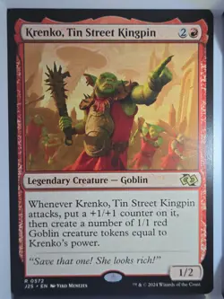 Krenko, Tin Street Kingpin - R572 - MTG - Foundations Jumpstart (J25) - Image 1