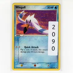 Pokemon TCG Wingull 81/107 EX Deoxys Regular Common Card EN-LP 2005 - Image 3