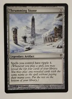 MTG Thrumming Stone - Coldsnap Regular - NM Magic The Gathering - Image 1