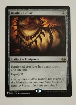 MTG Basilisk Collar - The List Reprints Regular - NM Magic The Gathering - Image 1