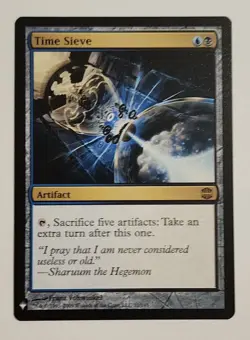 MTG Time Sieve - The List Reprints Regular - NM Magic The Gathering - Image 1