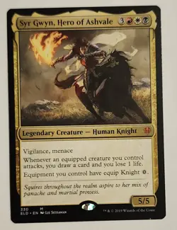 MTG Syr Gwyn, Hero of Ashvale - Throne of Eldraine Regular - NM Magic - Image 1