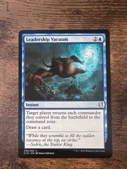 Leadership Vacuum Commander 2019 Regular NM MTG - Image 1