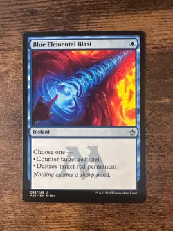 Blue Elemental Blast Masters 25 Regular NM MTG - Image 1