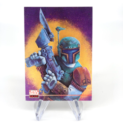 Star Wars Galaxy Card Boba Fett 269 Tom Taggart New Visions Topps 1994 [NM] - Image 1