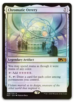 Chromatic Orrery #228 (Foil) (NM) Core Set 2021 M21 Magic MTG - Image 1
