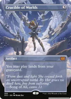 Crucible of Worlds (Borderless) [2X2 - 393] - NM [Foil] TCG MTG - Image 1