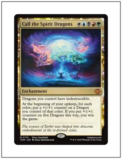 1x Call the Spirit Dragons, Magic the Gathering, MTG NM - Image 1
