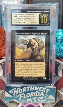 CGC Pristine 10 - Time Spiral Remastered - Gray Merchant of Asphodel Retro-Frame - Image 1
