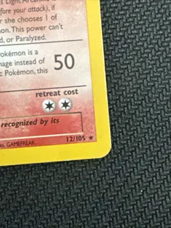 Pokemon TCG Light Arcanine Neo Destiny Holo Card 12/105 - Image 5