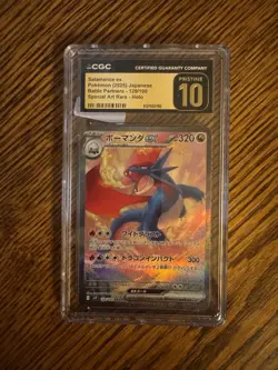 Pokemon Salamence ex Holo Sv9 Battle Partners 129/100 CGC Pristine 10 Japanese - Image 1