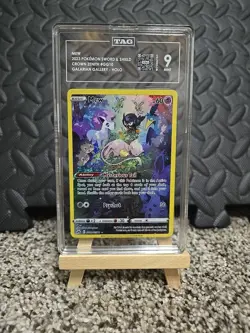 Pokemon Mew GG10/GG70 Crown Zenith Full Art Holo Ultra Rare TAG 9 - Image 1