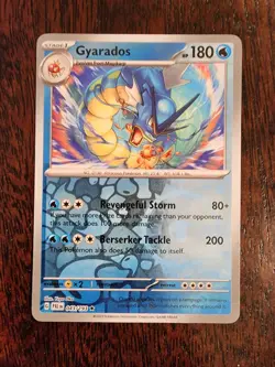 Pokemon Paldea Evolved Gyarados Reverse Holo 043 - Image 1