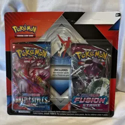 Pokemon TCG Battle Styles & Fusion Strike Booster Packs Latias Pin English - Image 1