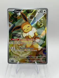 Pokemon TCG Eevee Blackstar Promo #173 Prismatic Evolutions LP - Image 1