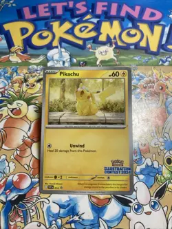 Pikachu Illustration Contest 2024 214 Black Star Promo Pokemon TCG - Image 1